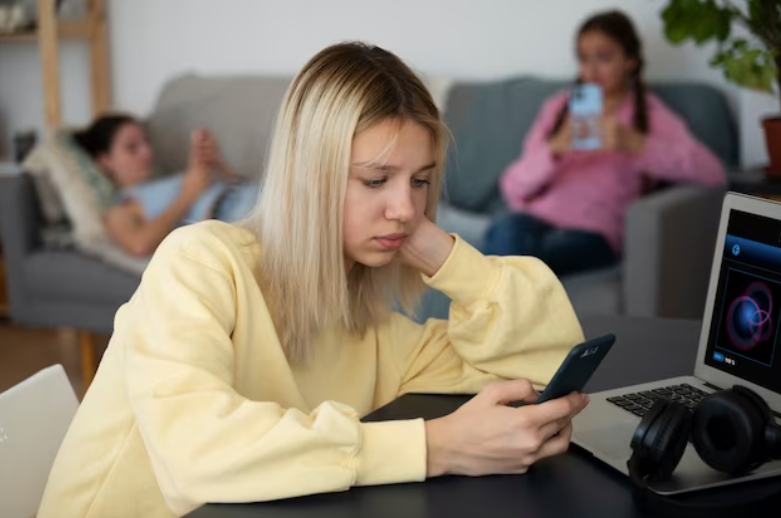 Does spending time on media cause children to have mental health problems?